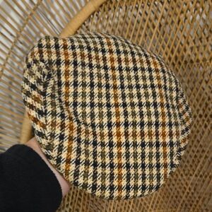 Stylish Plaid Flat Cap for Men